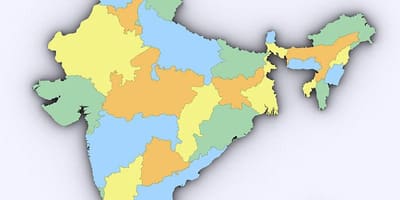 3d kaart van India