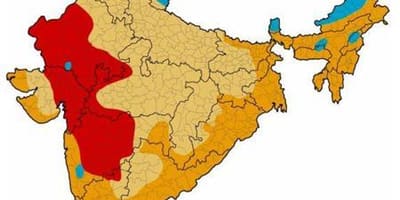 Klimaat India kaart